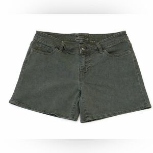 BKE Army Green Denim Shorts Size 26 Mid Rise Casual Summer